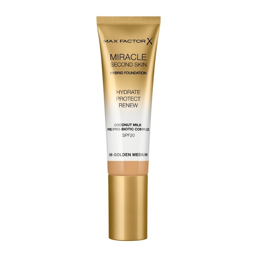 Base Max Factor Miracle Second Skin Mf Gold-Med #6 x 30ml