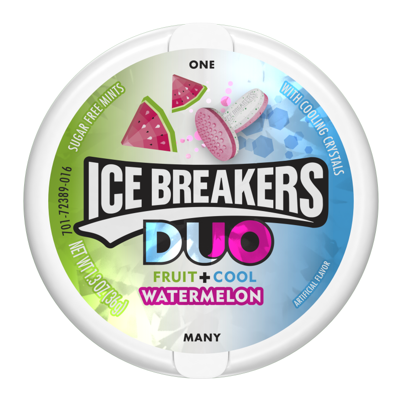 Mentas ICE Breakers Duo Sandia x 36Gr