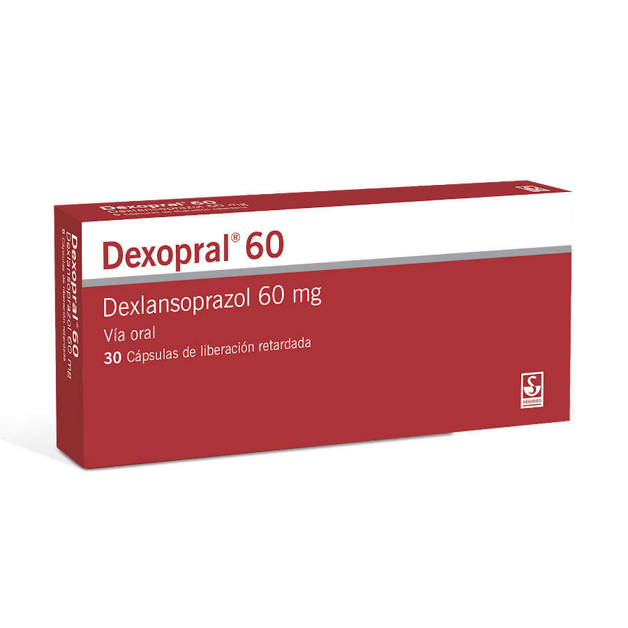 Dexopral 60 Siegfried Dexlansoprazol 60Mg Caja x 30Cap