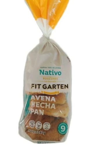 Pan Fit Garten Nativo Roscones de Avena x 240gr