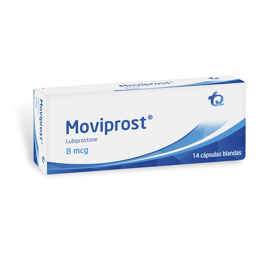 MOVIPROST 8Mcg Cápsulas Caja x14Cap. TQ Lubiprostone