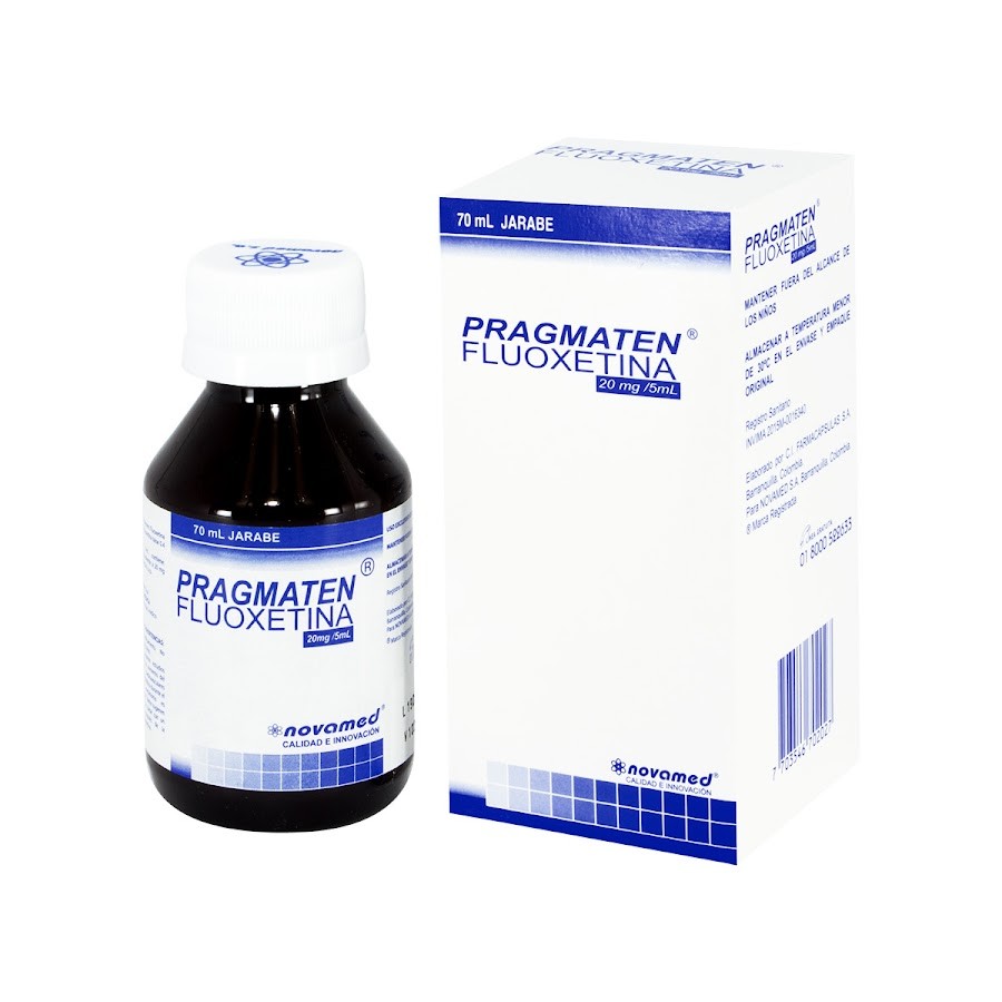 PRAGMATEN 20MG/5ML JARABE FRASCO X 70ML FLUOXETINA NOVAMED