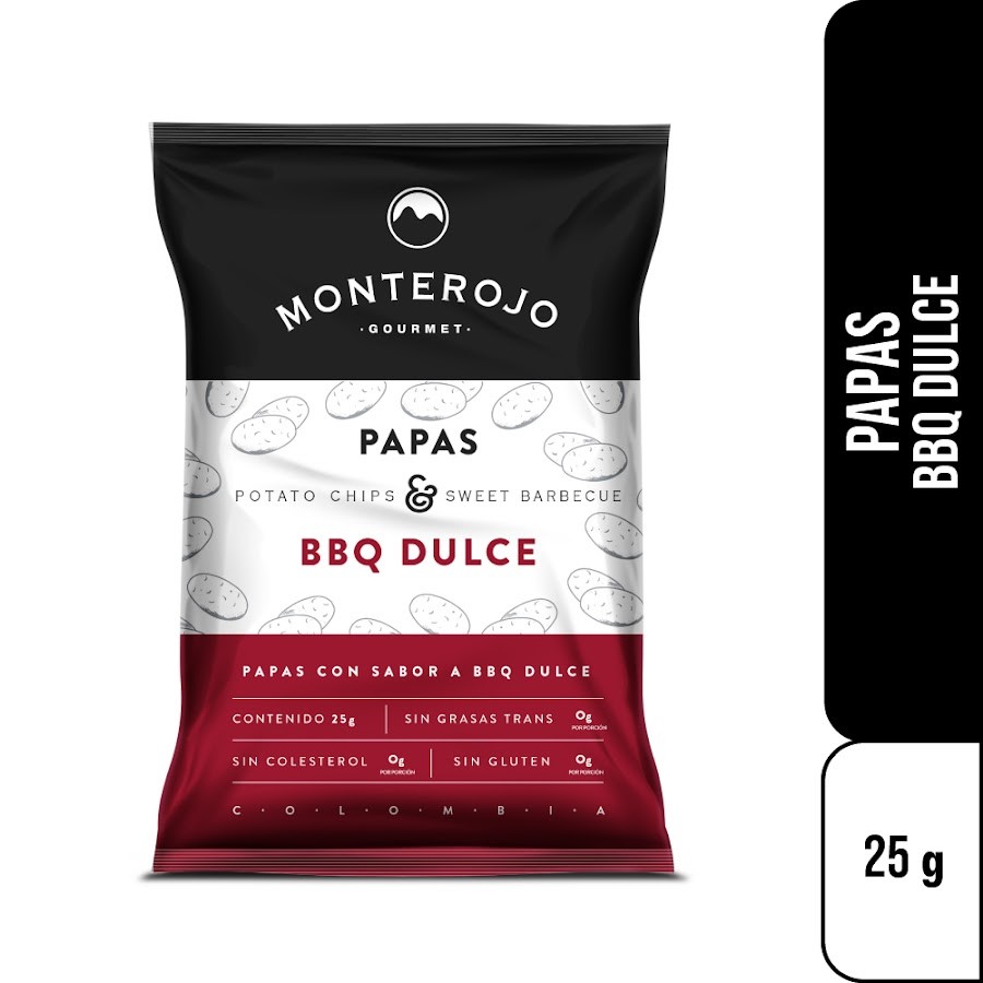 Papas Monterojo BBQ Dulce x 25Gr