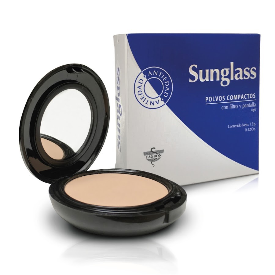 Polvo Compacto Sunglass Ligth Estuche x 12 Gramos