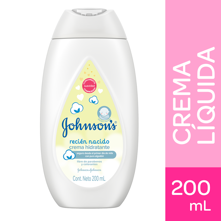 Crema Johnson Baby Recien Nacido X200ml