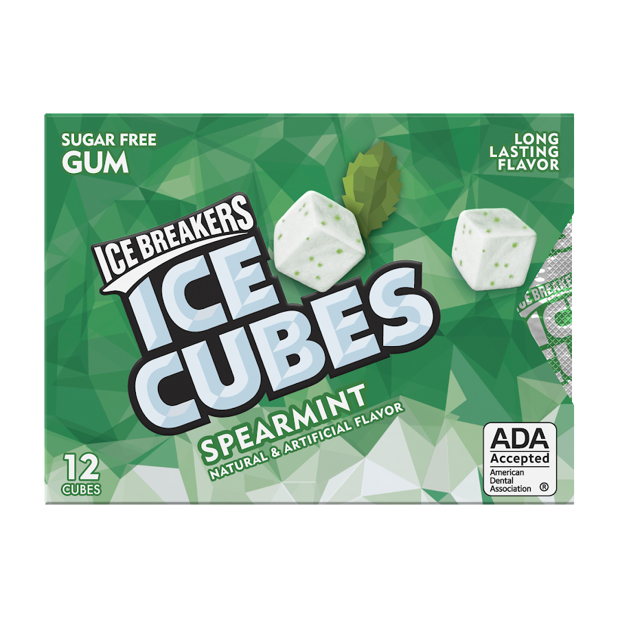 Goma De Mascar Icecubes Menta Verde X27.6G X12Und