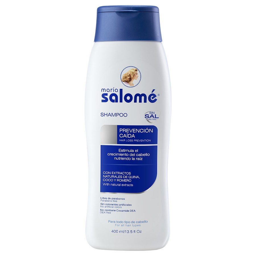 Shampoo María Salomé Prevención Caída sin Sal x400ml