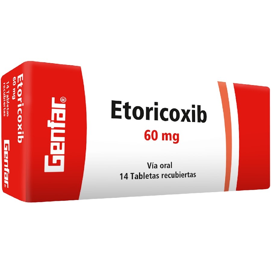 Etoricoxib 60Mg Genfar Caja x 14Tab