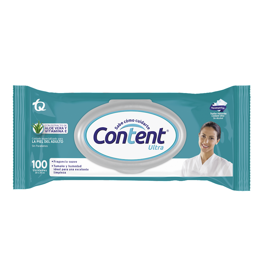 Toallas Humedas Content Ultra x 100Und