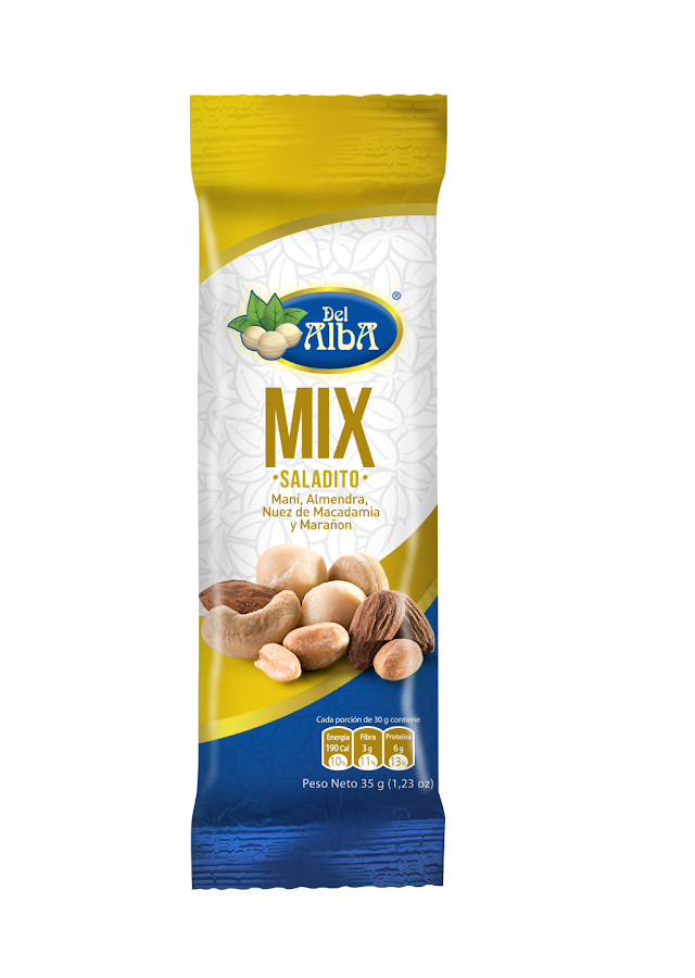 Pasabocas Del Alba Mix Saladito Paquete x 35Gr