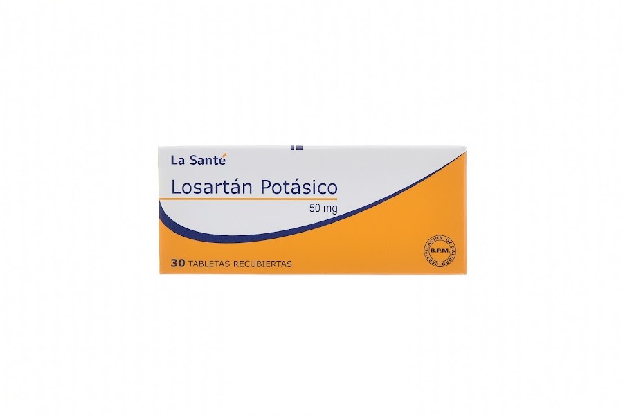 Losartán Potásico La Santé 50Mg Caja x 30 Tabletas