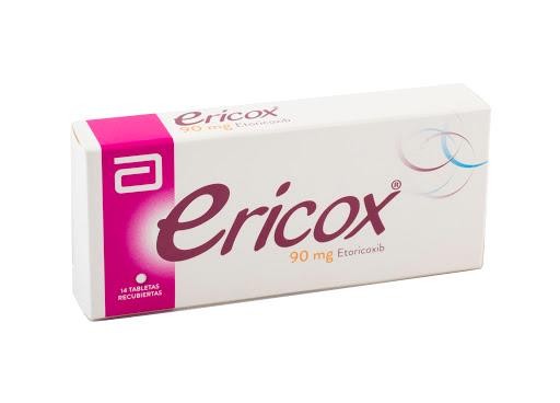 Ericox 90mg tabletas Caja x14tab LAFRANCOL Etoricoxib