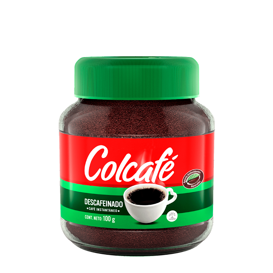 Cafe Colcafe Descafeinado Instantaneo x 100Gr