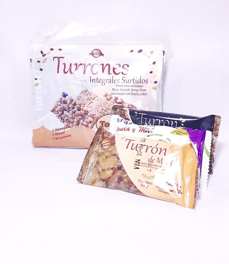 Turron Tostao Delicia Natural Integral X6Paq. X150G.