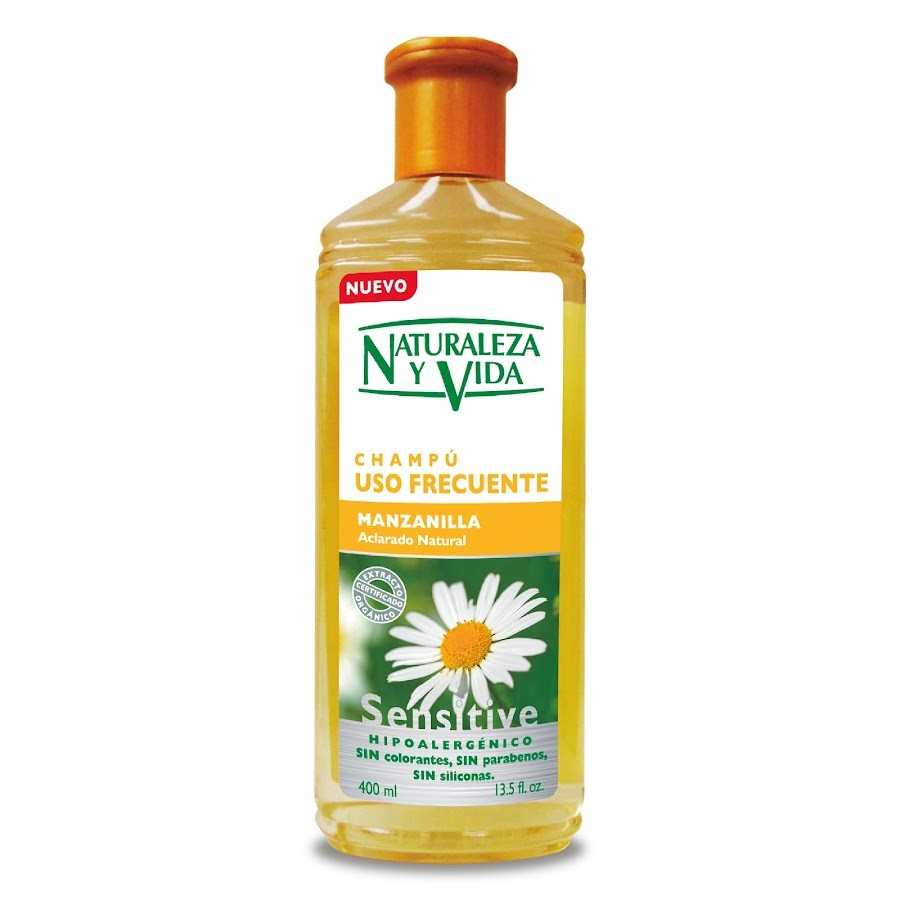 Shampoo NATURALEZA Y VIDA Uso Frecuente Sensitive Manzanilla x400Ml