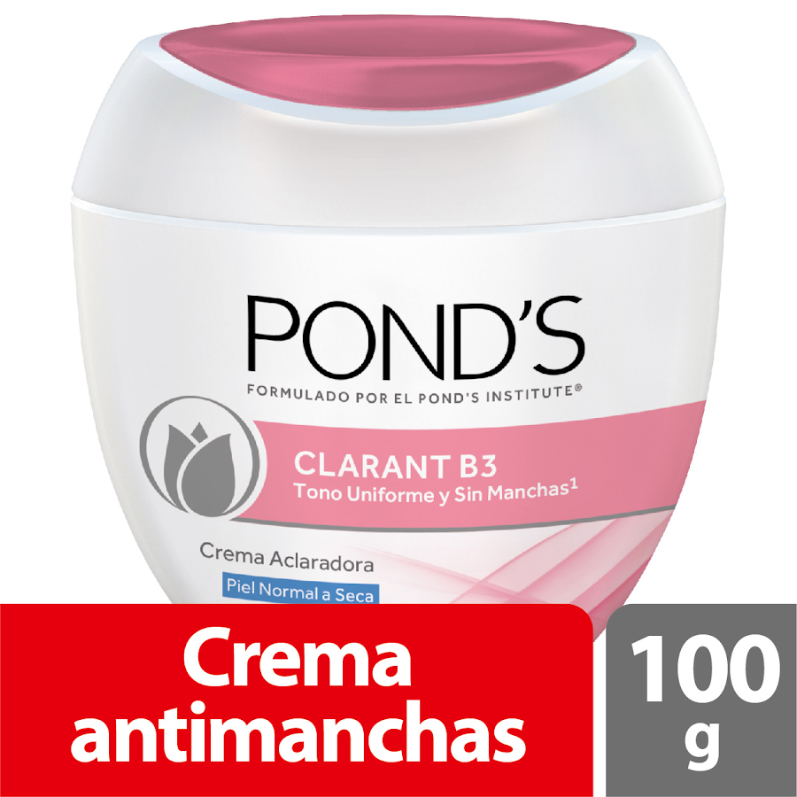 Crema PONDS Clarant B3 Filtro UV 6 Semanas x100g