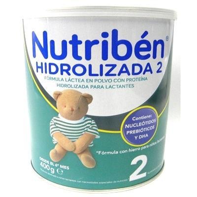 FORMULA INFANTIL NUTRIBÉN HIDROLIZADA LÁCTEA  2 X400G.