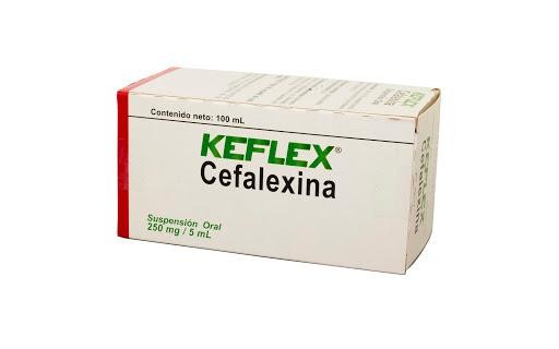 Keflex 250Mg Suspensión Oral Frasco x100Ml. Farma Cefalexina