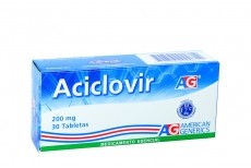 ACICLOVIR AG 200MG TABLETAS CAJ. X30TAB