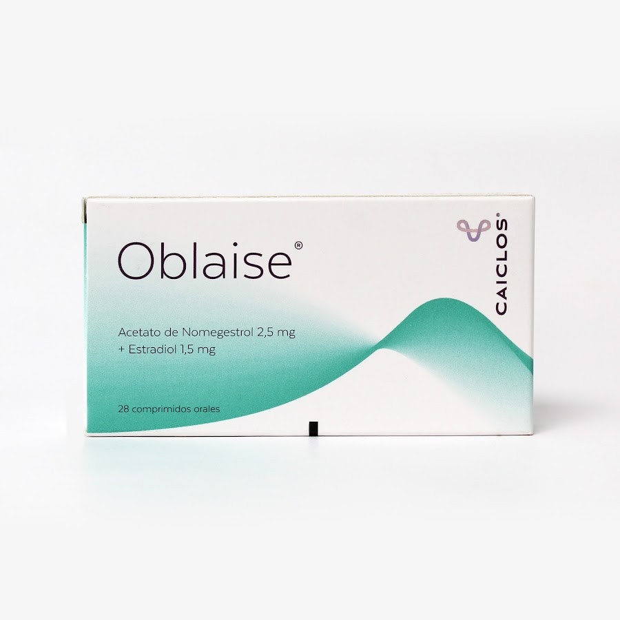 Oblaise Caiclos Acetado de Nomegestrol 2.5Mg + Estradiol 1.5Mg Caja x28Tab