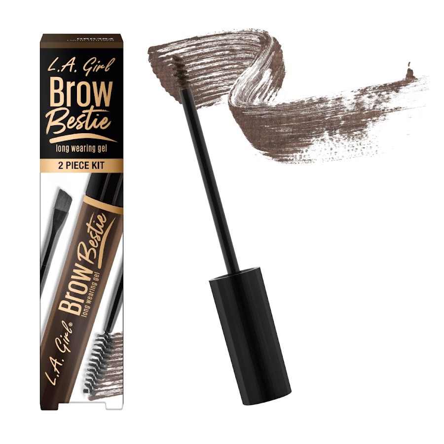 Kit En Gel Para Cejas Brow Bestie Dark Brown La Girl x 1und