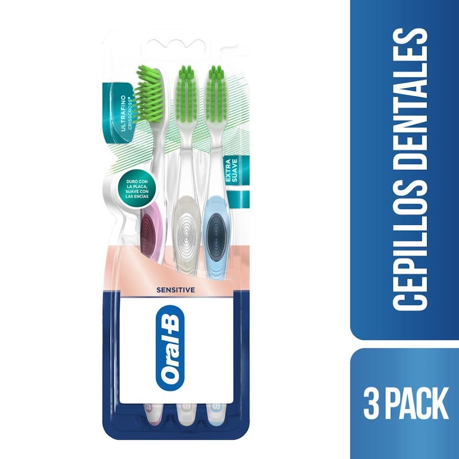 Cepillo Dental OralB Pro Encias Detox Caja x 3 Unidades