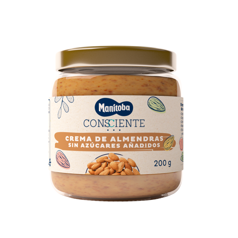Crema de Almendras Manitoba Consciente x 200gr