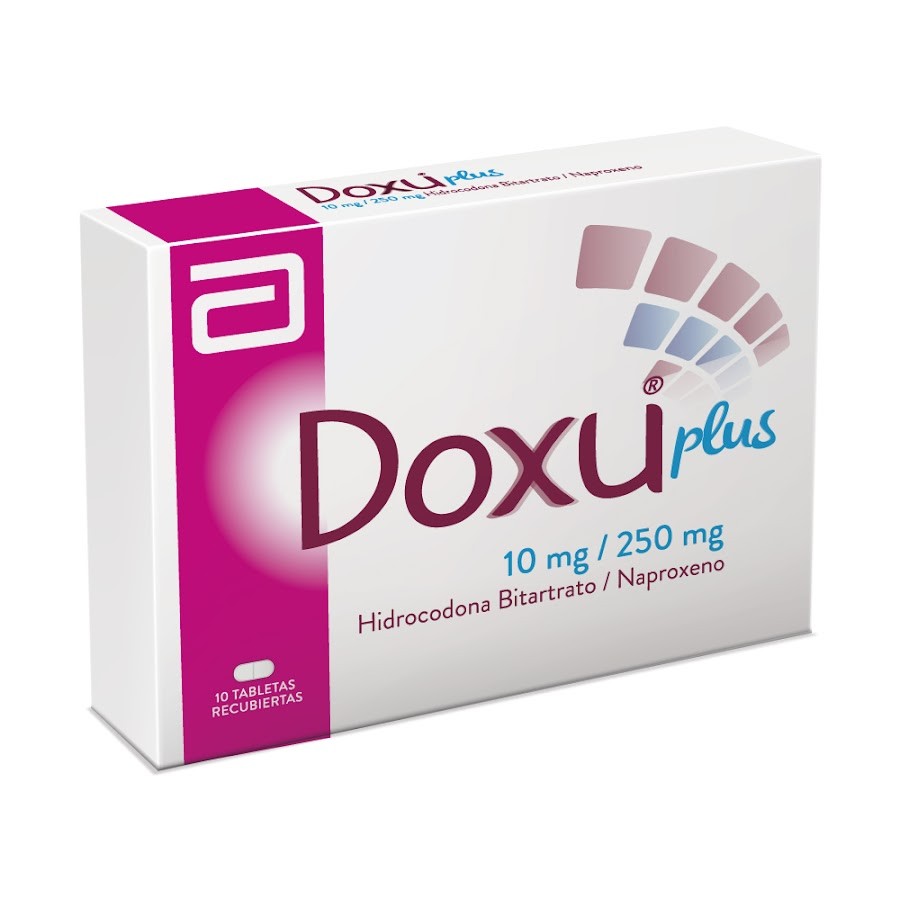 DOXU PLUS 10/250MG TABLETAS CAJA X10 TAB. LAF HIDROCO BITARTR NAPROXEN