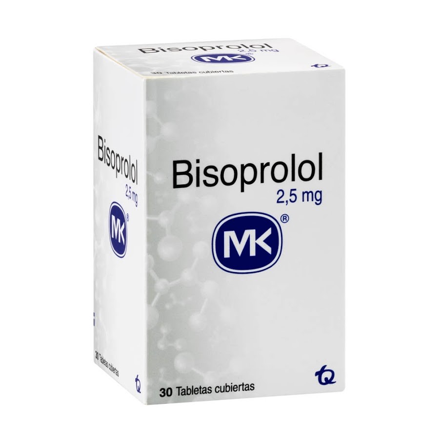 Bisoprolol MK 2.5mg Caja X 30Tab Bisoprolol Fumarato