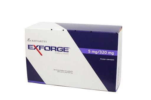 Exforge 5/320Mg Comprimidos Caja X28Com Novartis Amlodipino Valsartán