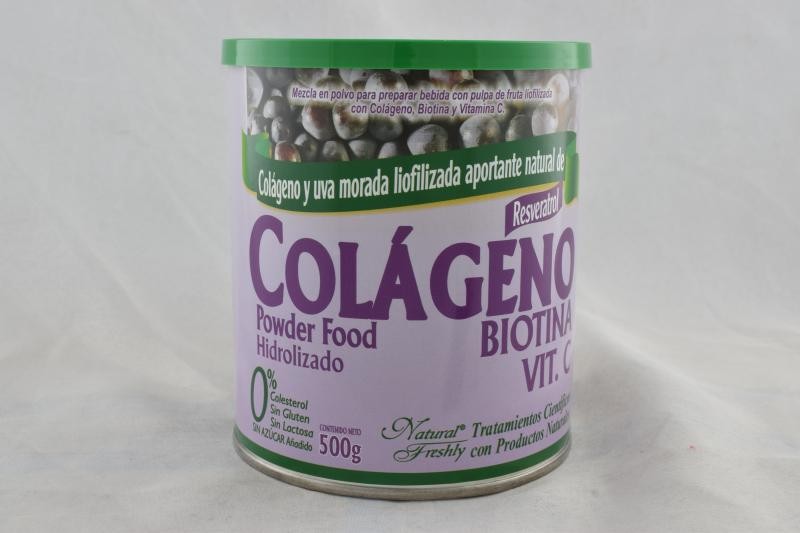 Solo Online Colageno Hidrolizado Pol Uva Frasco x 500 Gr