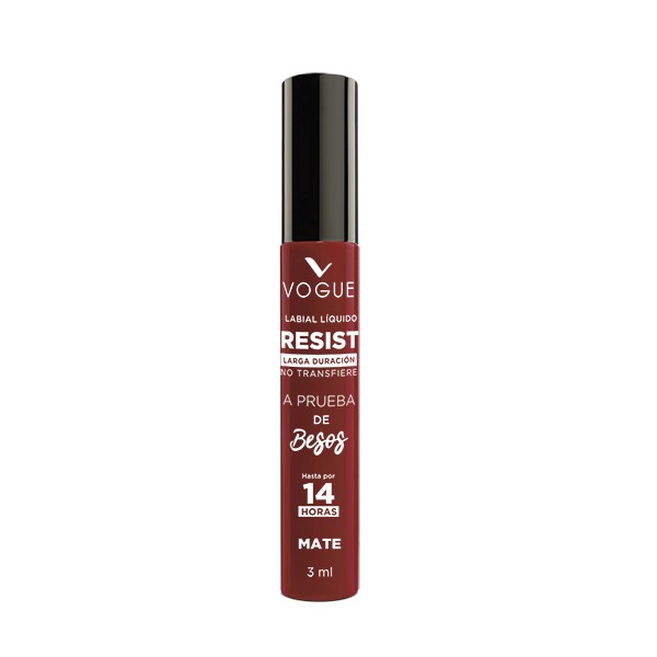 Labial Vogue Liquido Resist Invencible x 3Ml