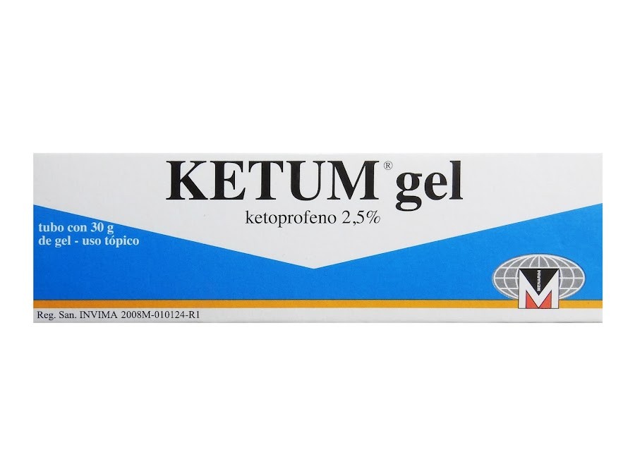 Ketum Gel 2.5% Ketoprofeno Menarini Gel Tubo x 30Gr