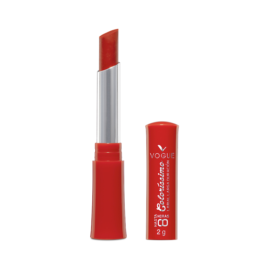 Labial Vogue Colorissimo Larga Duración Coral X1Und.