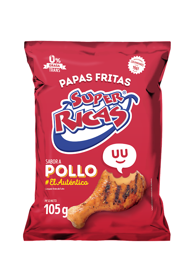 Pasabocas Super Ricas Papas de Pollo x 105Gr
