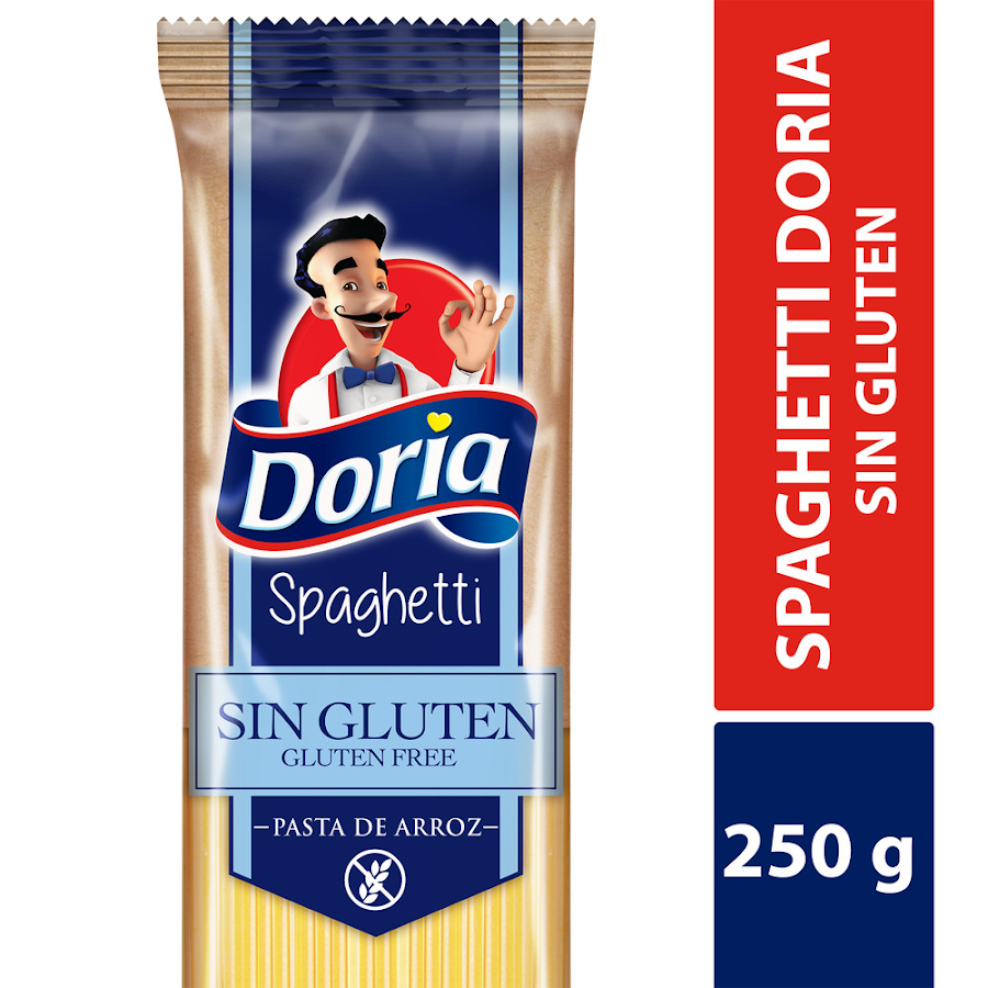 SPAGHETTI DORIA PASTA DE ARROZ SIN GLUTEN X250G.