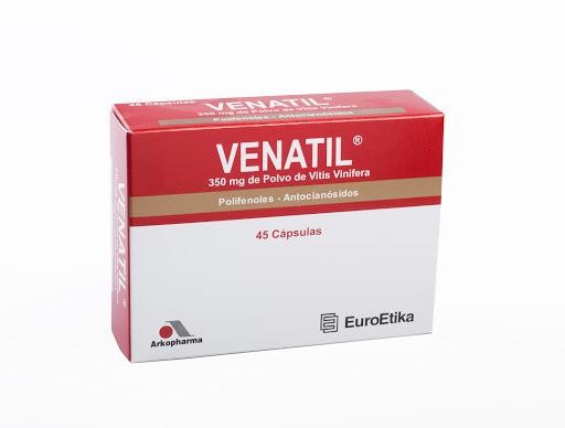 Venatil 350Mg Cáp. Caja x45Cap. Euroetica Polifenoles Antocianósidos