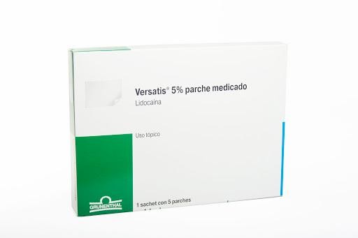 Versatis 5% Parches Sachet x5Pche. Grünenthal Lidocaína