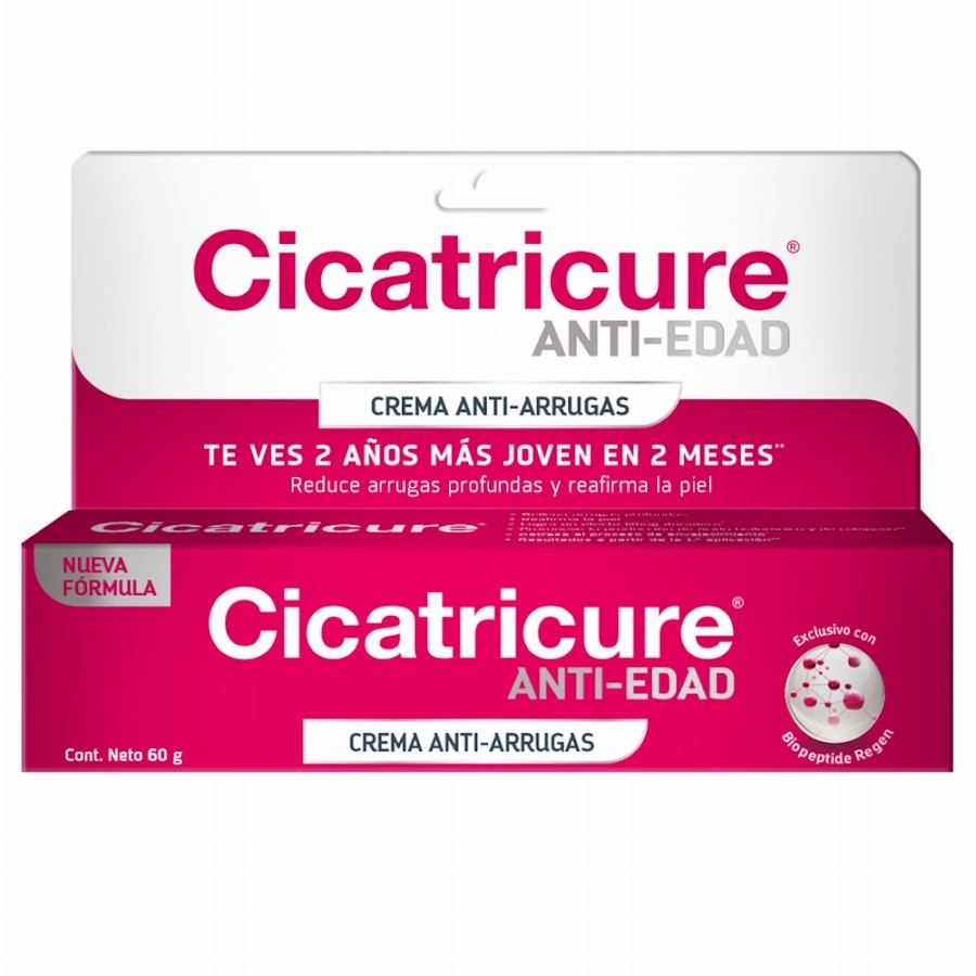 Crema Facial Cicatricure Antiarrugas Antiedad 60 G