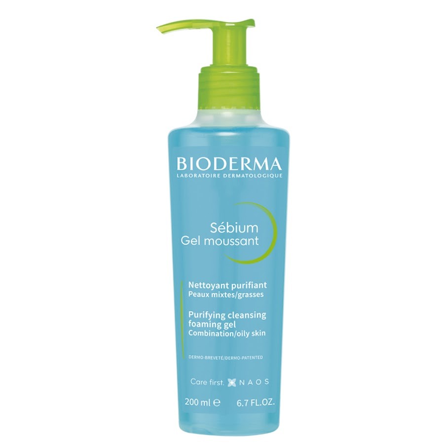 Gel Bioderma Sebium Purifying And Foaming Cleansing X200Ml.