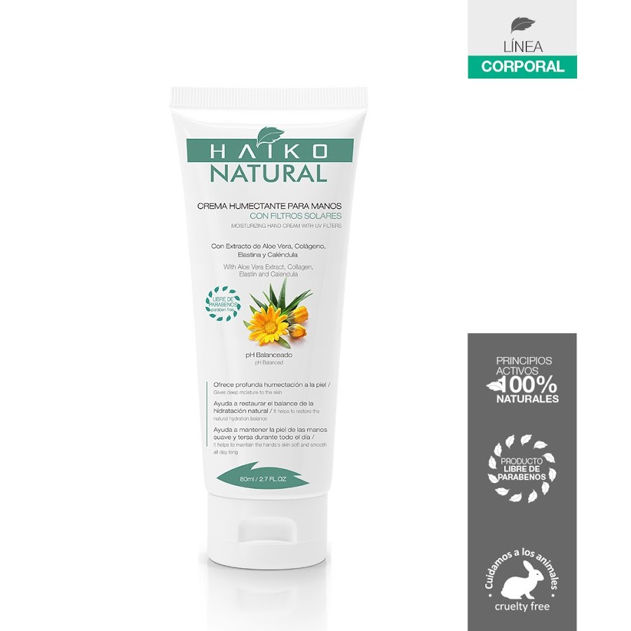 Crema Humectante Para Manos Haiko Natural x 80Ml