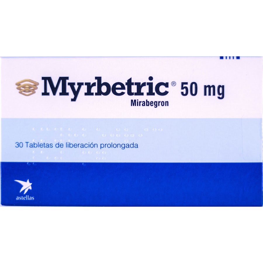 Myrbetric 50Mg Mirabegron Astellas Caja x 30Tab