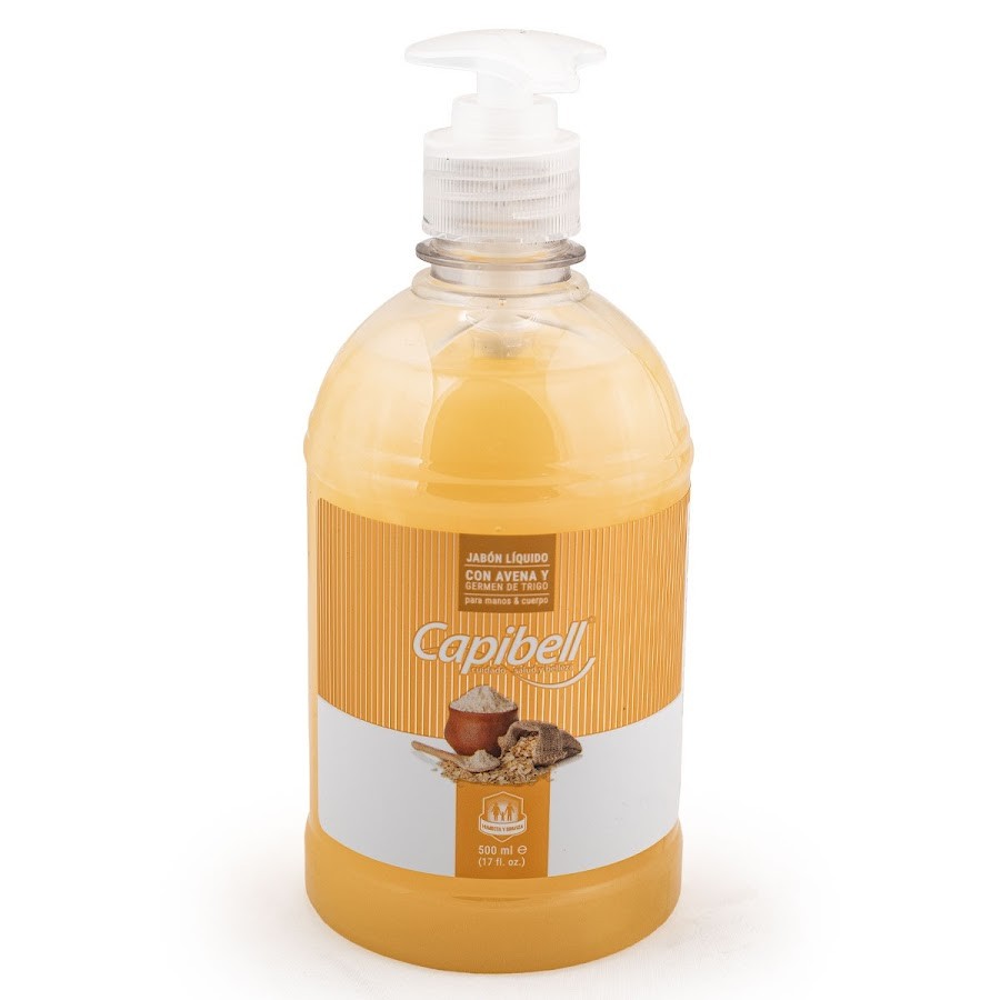 Jabón Liquido Capibell Con Avena y Germen De Trigo x 500ml