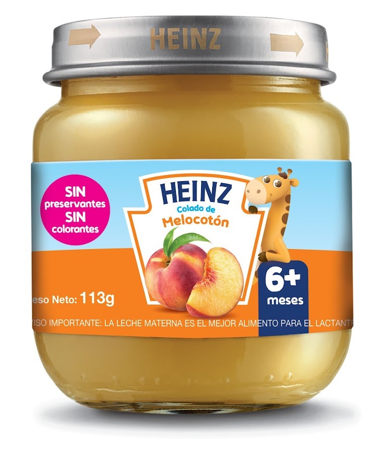 COMPOTA HEINZ COLADO MELOCOTÓN X113G.