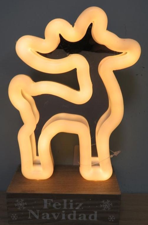 $Reno Navideño Grand Iluminado con Luz X1 Und Nav 2019