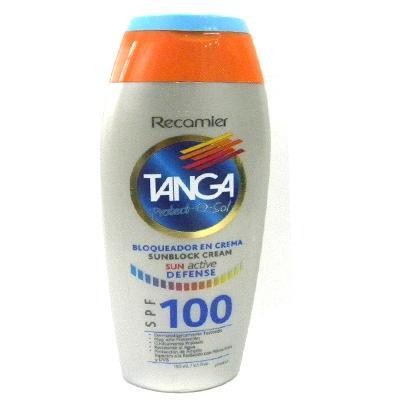 PROTECTOR SOLAR TANGA SUN ACTIVE DEFENSE SPF100 X150ML.