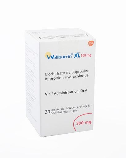 Wellbutrin XL 300Mg Tabletas Caja x30Tab. GSK Clorhidrato de Bupropion