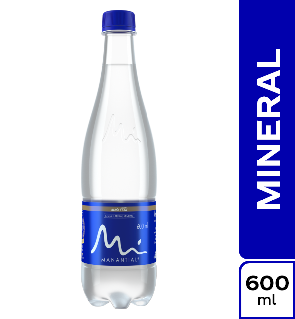 Agua MANANTIAL Natural Mineral x600Ml