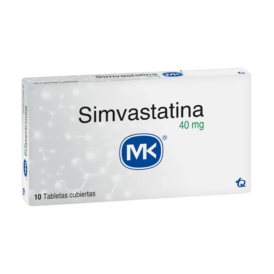 Simvastatina MK 40mg Tableta caja x10Tab.