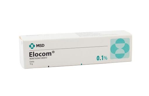 Elocom 0.1% Crema Tubo x15G. MSD Mometasona Furoato